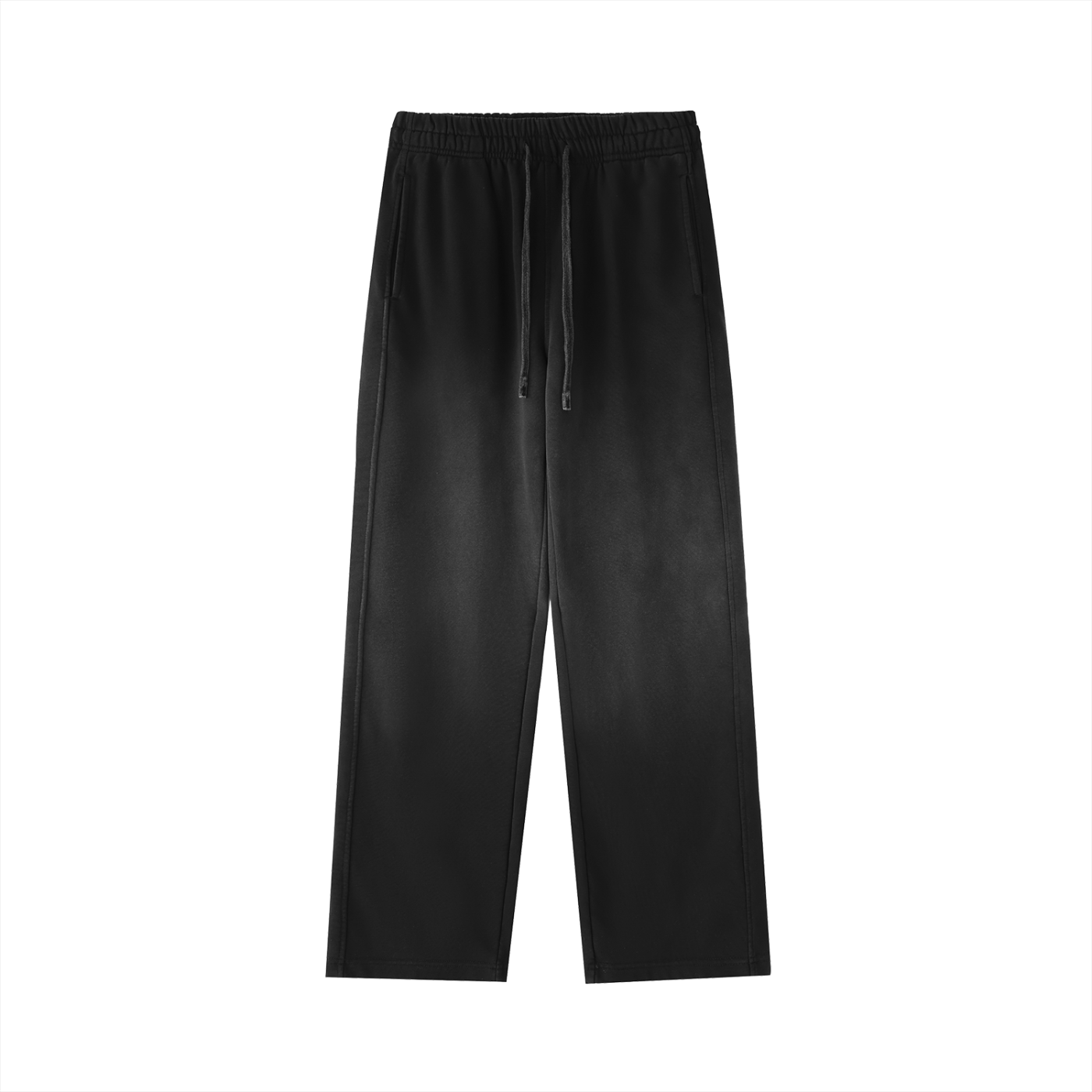 Vintage Washed Gradient Straight-Leg Sweatpants