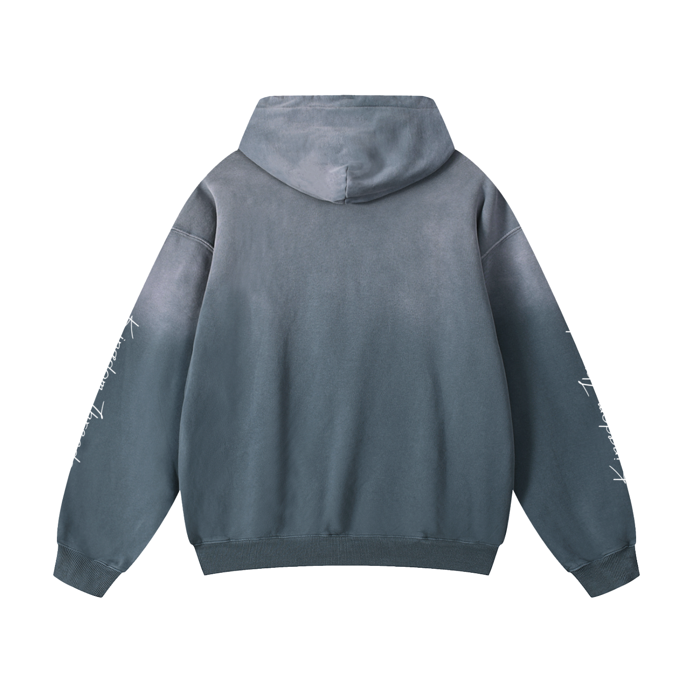 Kingdom Threads Hoodie with logo and sleeve text