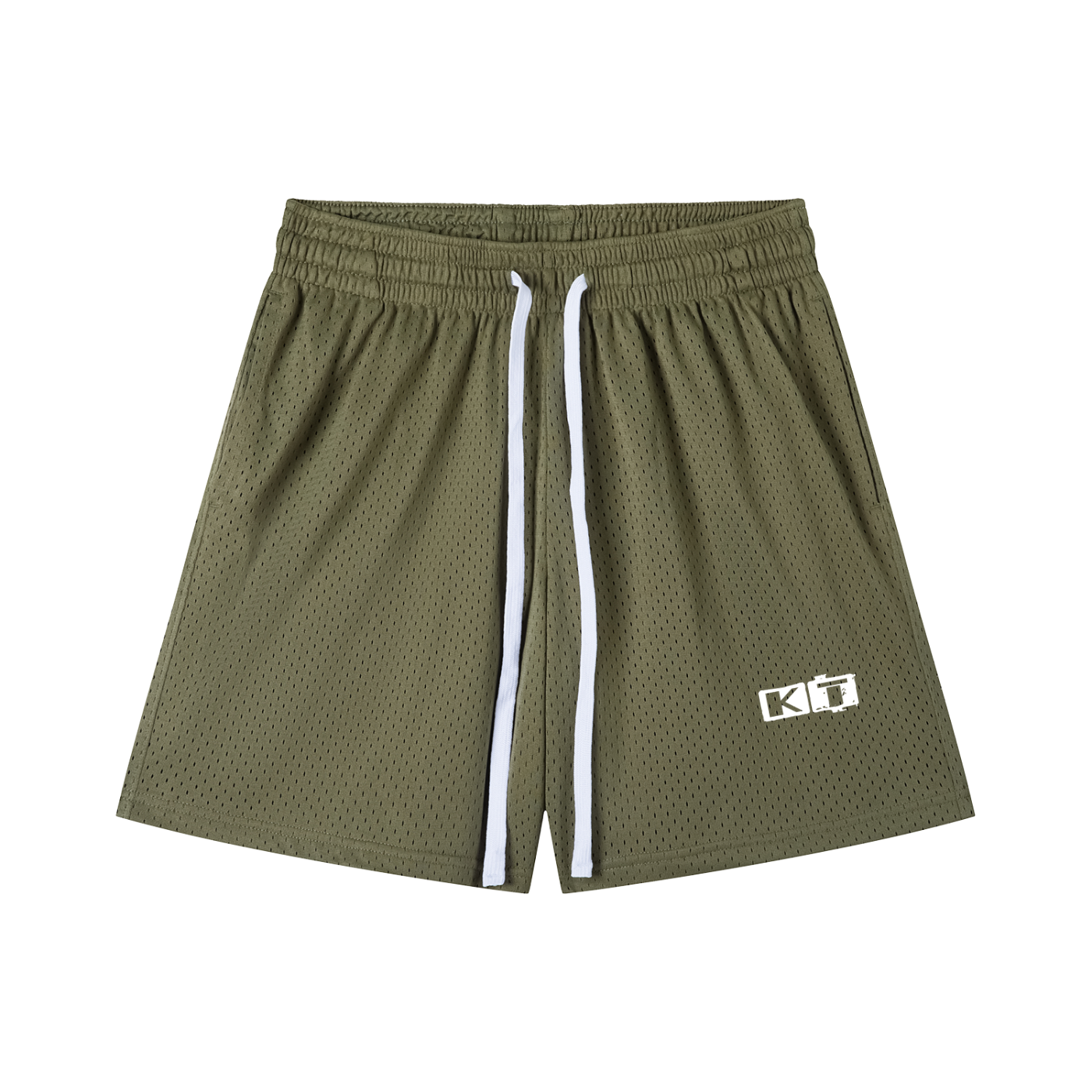 Mesh Drawstring Shorts
