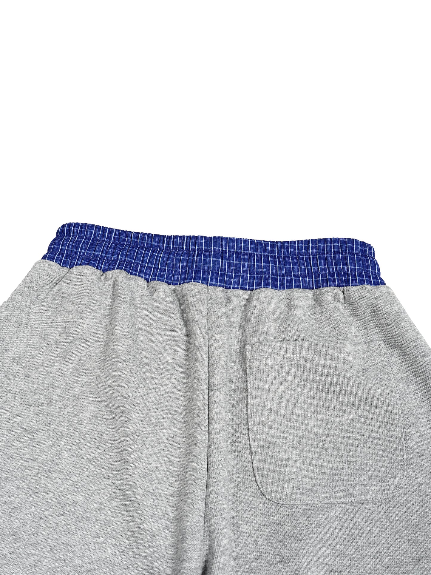 Wear Your Life Plaid Waistband Barrel Sweatpants